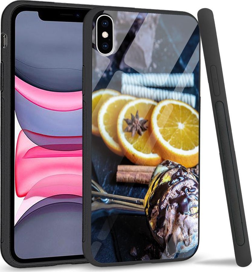 Super Fashion Etui na telefon Apple Iphone XS Max Premium Case Choco lemon 1
