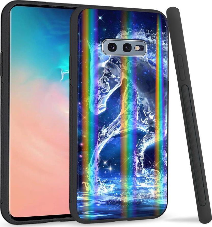 Super Fashion Etui na telefon Samsung S10E Rainbow Case Dream Horse 1