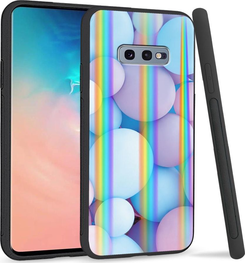 Super Fashion Etui na telefon Samsung S10E Rainbow Case Pastelowe balony 1