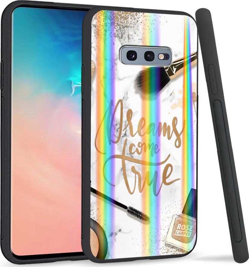 Super Fashion Etui na telefon Samsung S10E Rainbow Case Dreams Come True 1