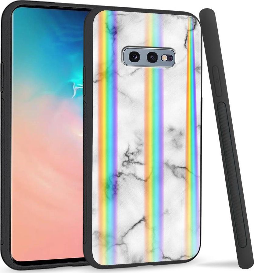 Super Fashion Etui na telefon Samsung S10E Rainbow Case 1