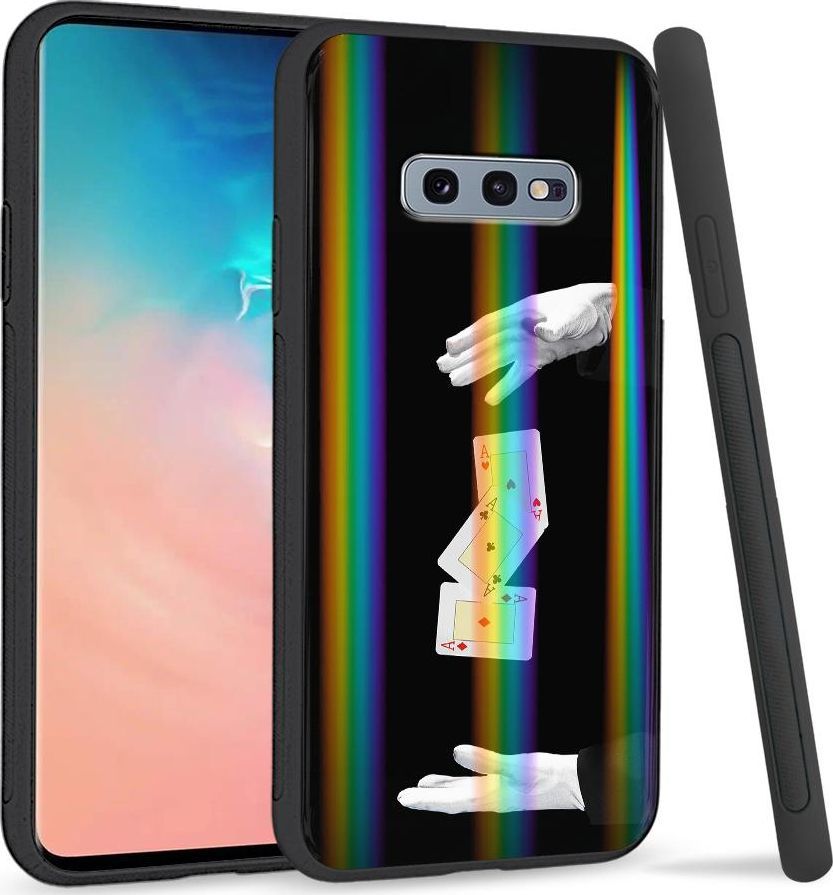 Super Fashion Etui na telefon Samsung S10E Rainbow Case Trzy asy 1
