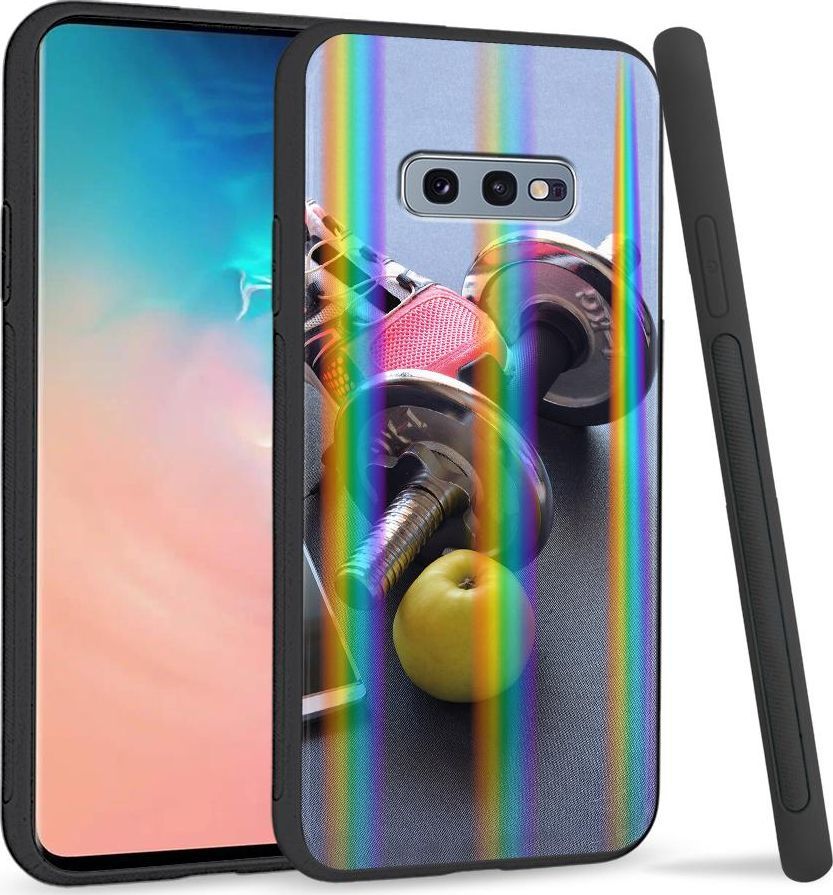 Super Fashion Etui na telefon Samsung S10E Rainbow Case Hantla 1