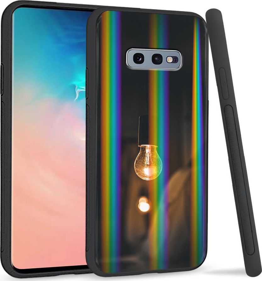 Super Fashion Etui na telefon Samsung S10E Rainbow Case Żarówka 1
