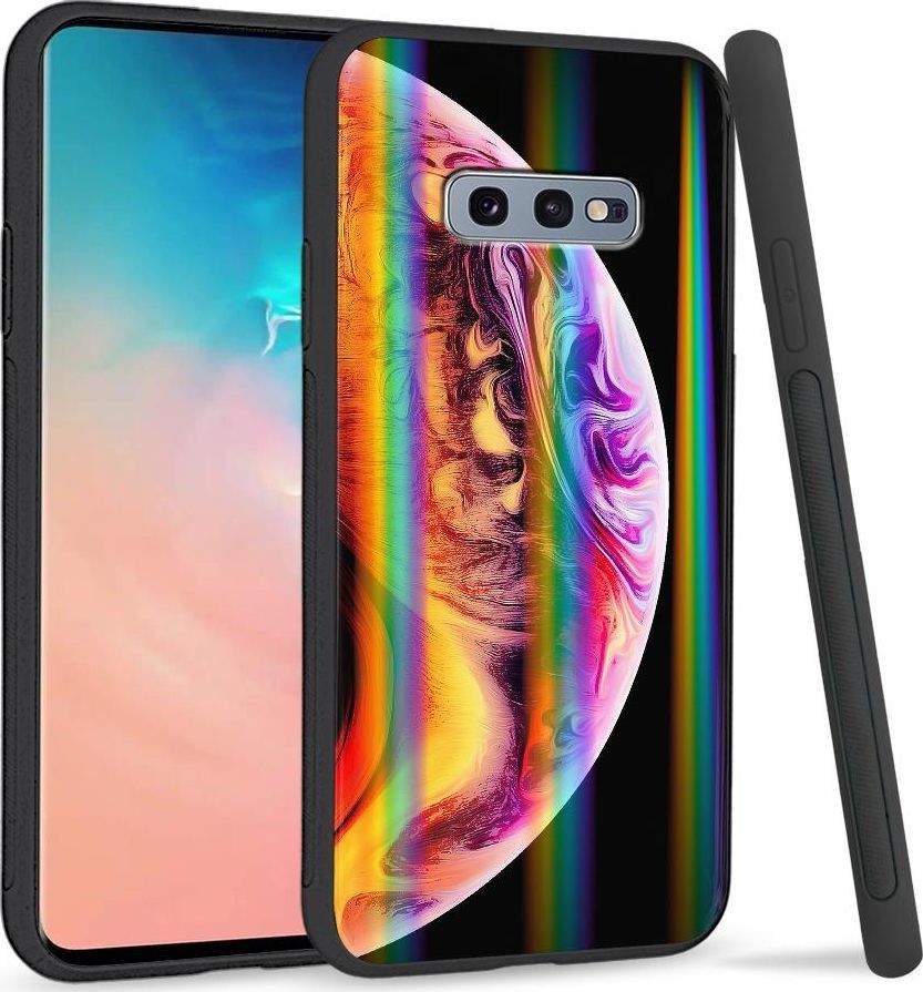 Super Fashion Etui na telefon Samsung S10E Rainbow Case Planet 1