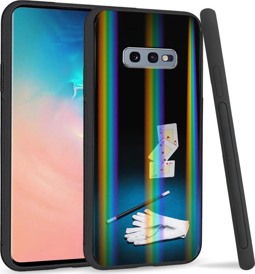 Super Fashion Etui na telefon Samsung S10E Rainbow Case Zestaw magika 1