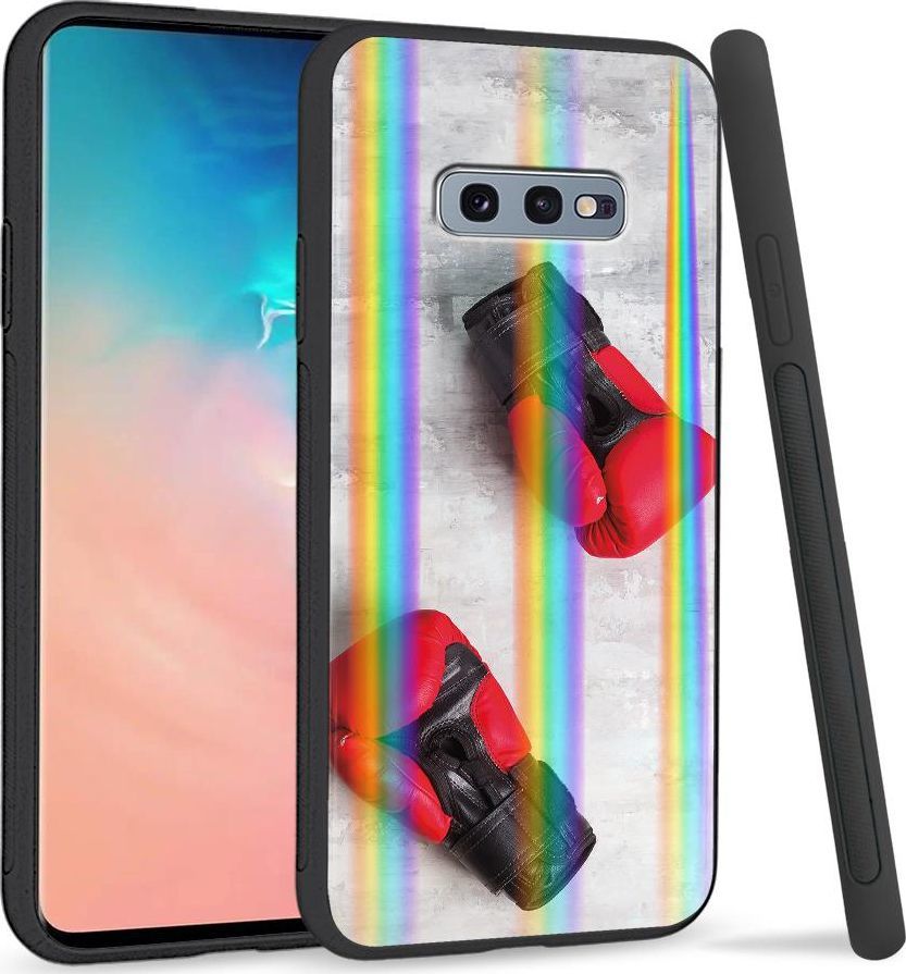 Super Fashion Etui na telefon Samsung S10E Rainbow Case Nowe rękawice 1