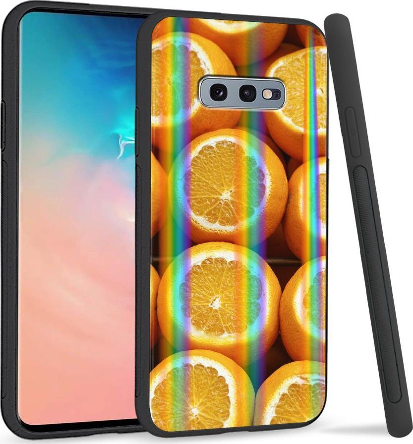 Super Fashion Etui na telefon Samsung S10E Rainbow Case Citrus 1