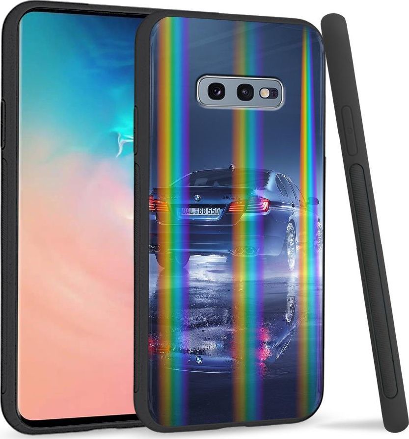 Super Fashion Etui na telefon Samsung S10E Rainbow Case BMW 1