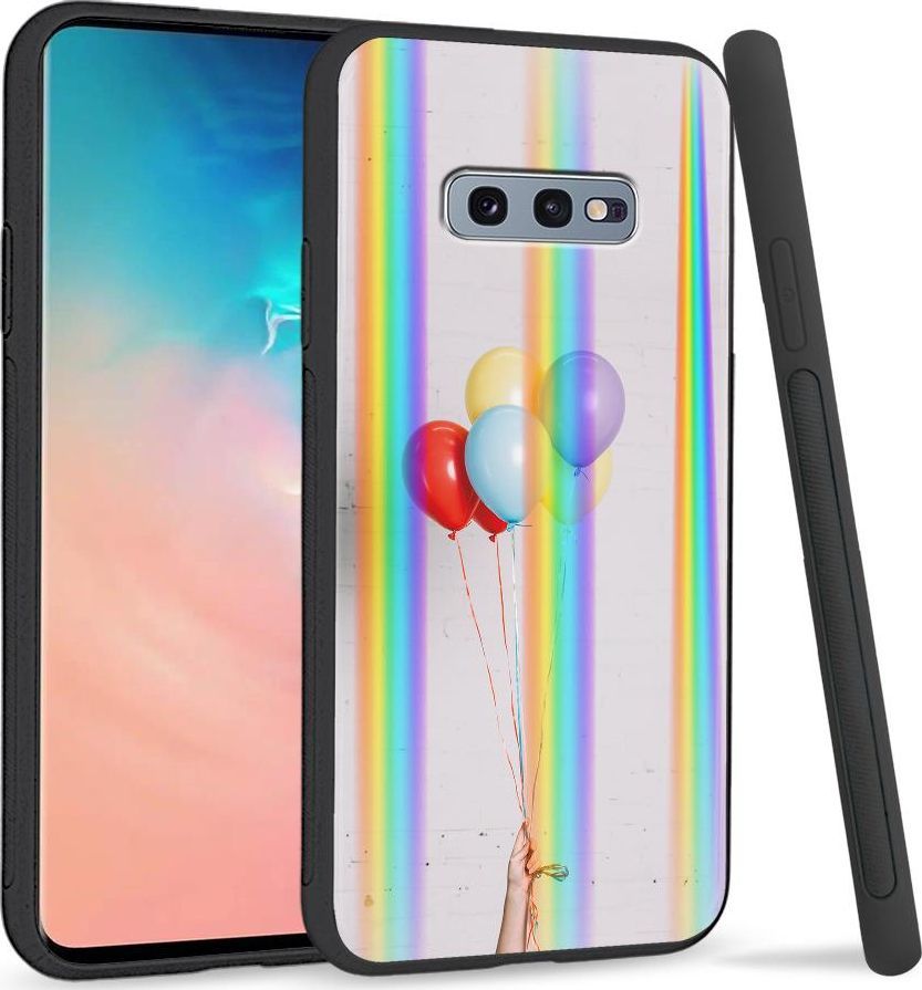 Super Fashion Etui na telefon Samsung S10E Rainbow Case Kolorowe balony 1