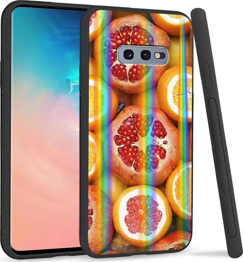 Super Fashion Etui na telefon Samsung S10E Rainbow Case Fruits 1
