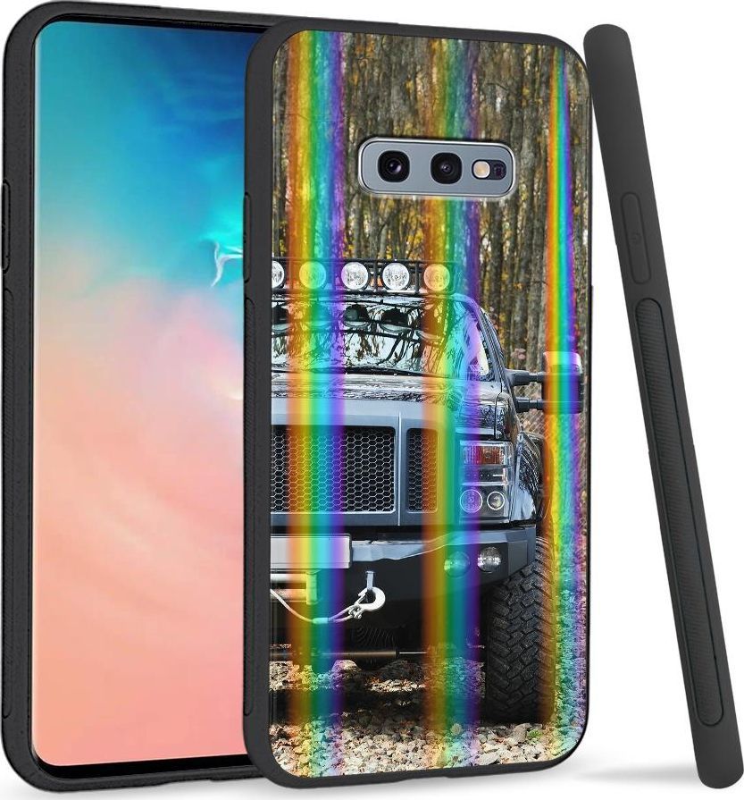 Super Fashion Etui na telefon Samsung S10E Rainbow Case SUV 1