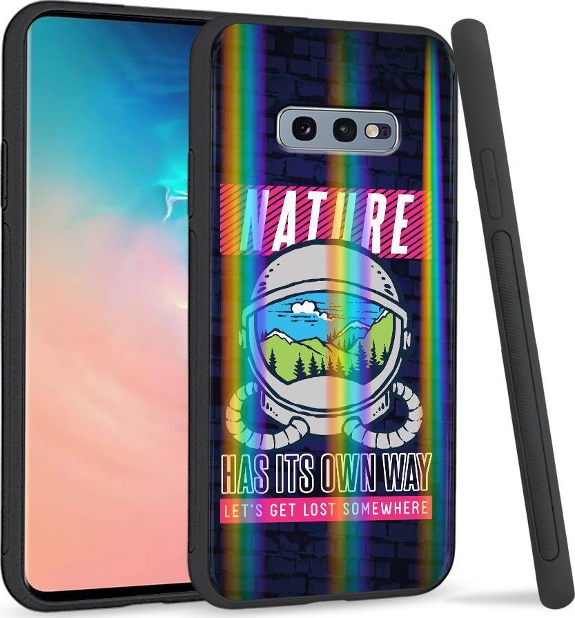 Super Fashion Etui na telefon Samsung S10E Rainbow Case Nature 1