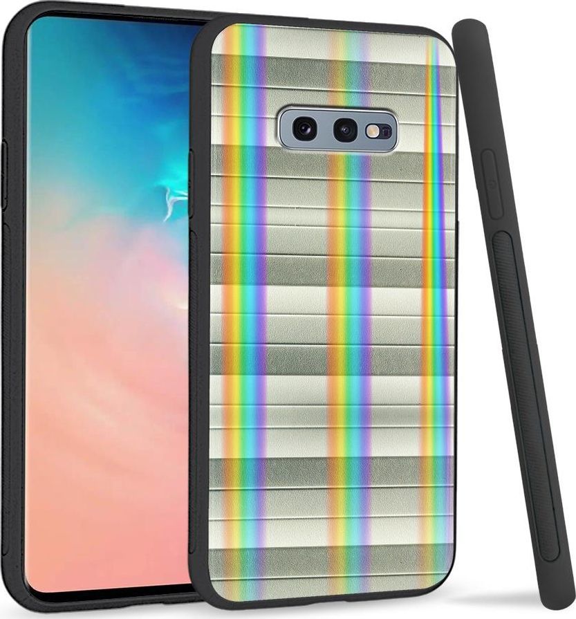 Super Fashion Etui na telefon Samsung S10E Rainbow Case Odcienie szarości 1