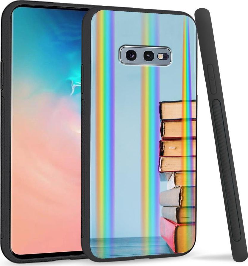 Super Fashion Etui na telefon Samsung S10E Rainbow Case Lubię czytać 1
