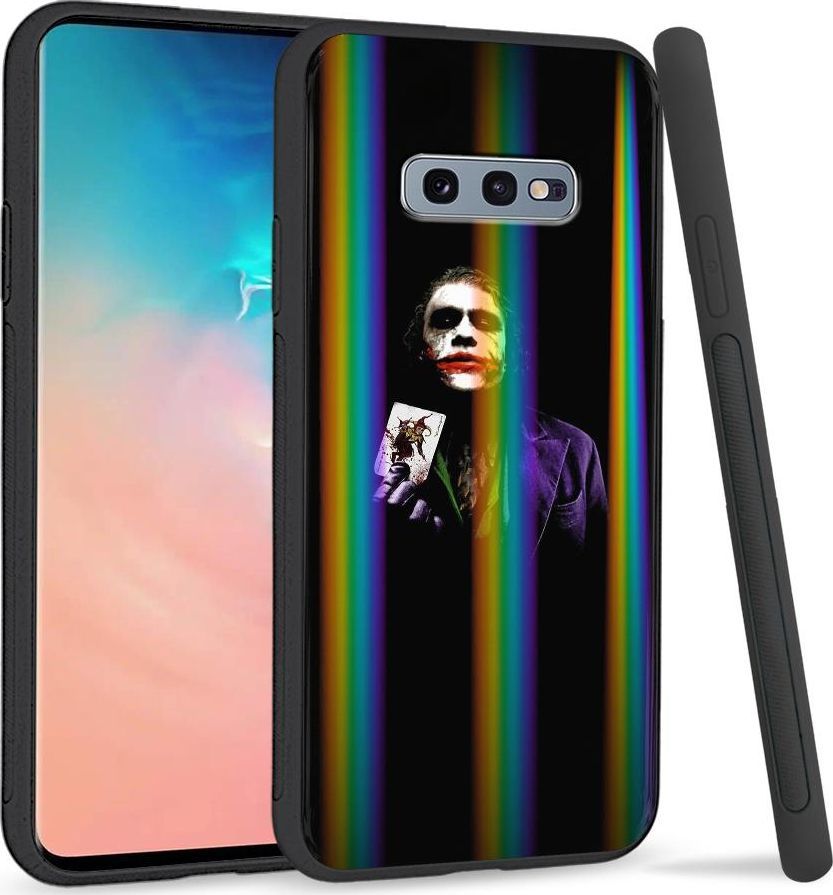 Super Fashion Etui na telefon Samsung S10E Rainbow Case Czarny Joker 1