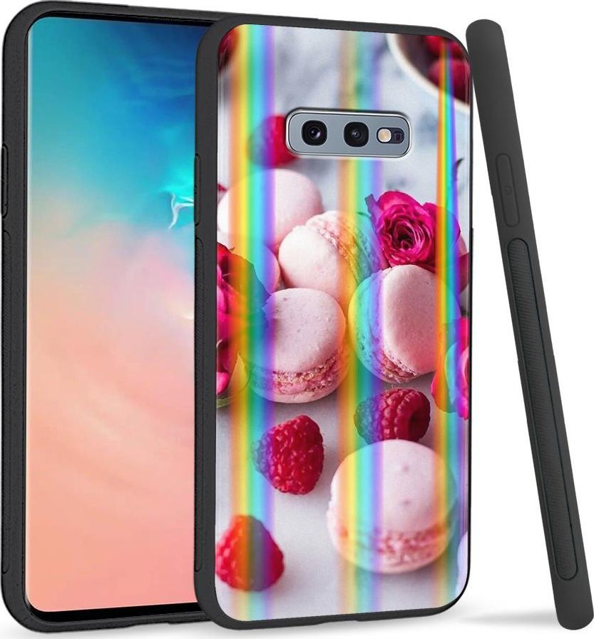 Super Fashion Etui na telefon Samsung S10E Rainbow Case Ciasteczka 1