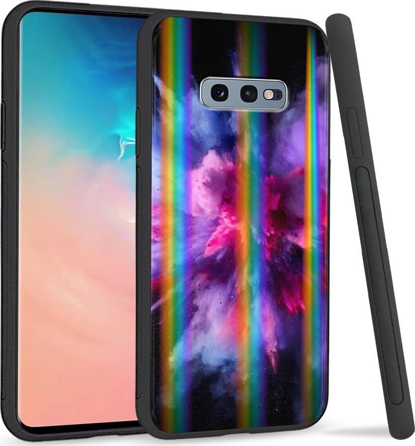 Super Fashion Etui na telefon Samsung S10E Rainbow Case Colours 1