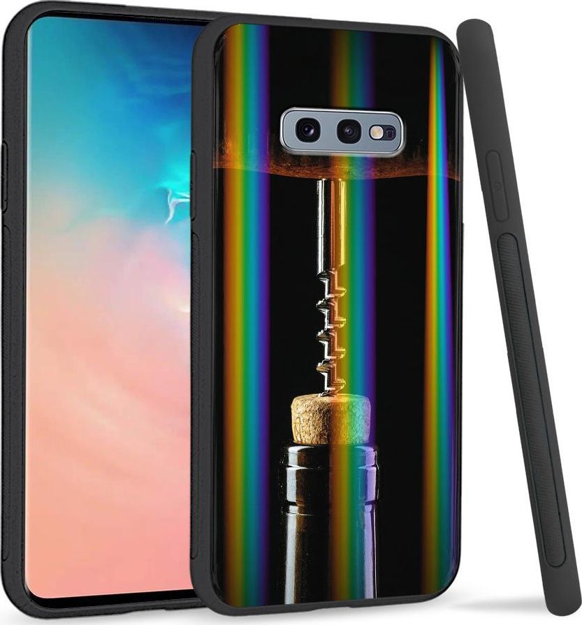 Super Fashion Etui na telefon Samsung S10E Rainbow Case Korkociąk 1