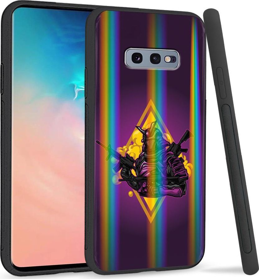 Super Fashion Etui na telefon Samsung S10E Rainbow Case Ninja 1