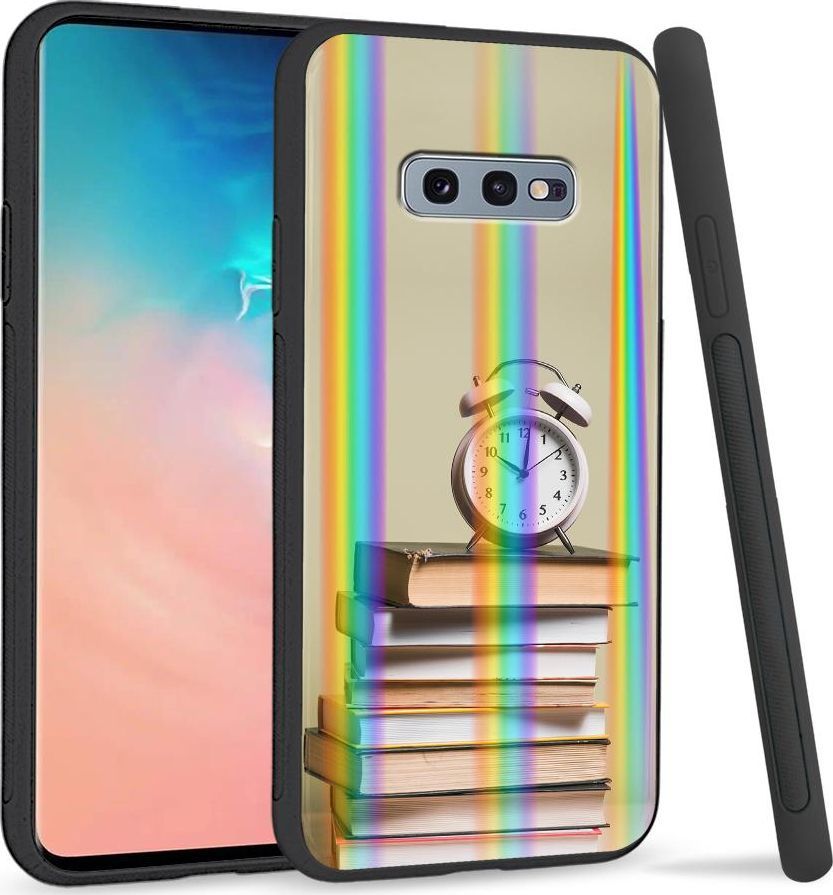 Super Fashion Etui na telefon Samsung S10E Rainbow Case Budzik 1