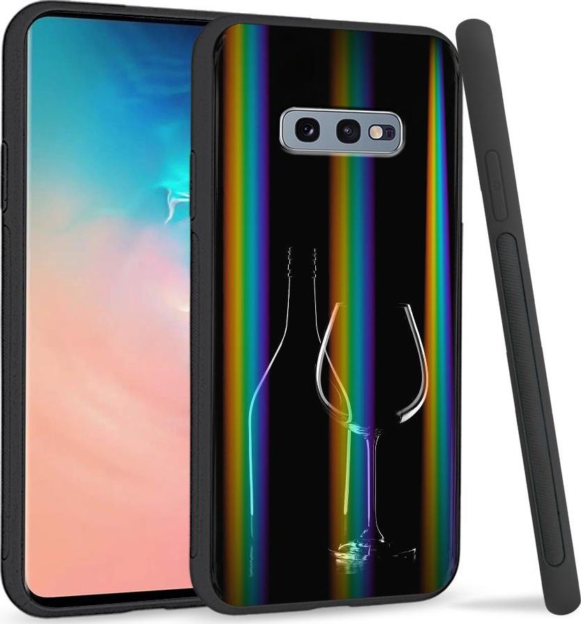 Super Fashion Etui na telefon Samsung S10E Rainbow Case Wino 1