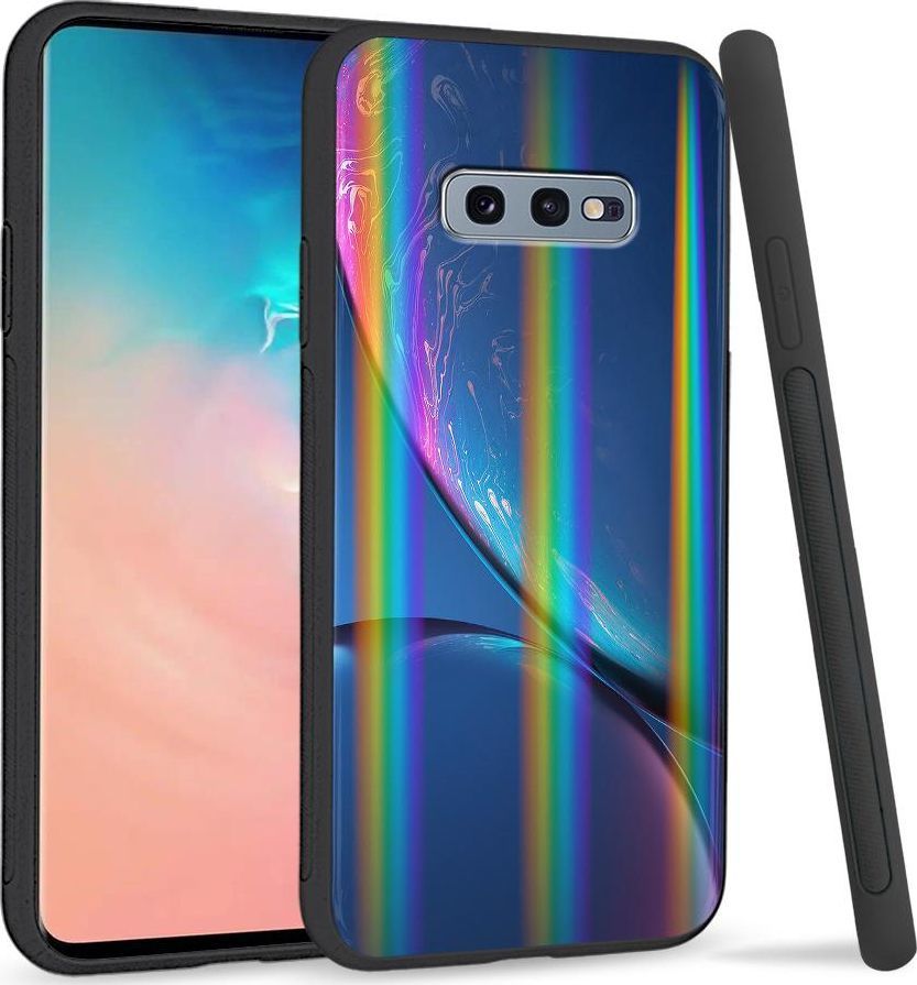 Super Fashion Etui na telefon Samsung S10E Rainbow Case Balls 1