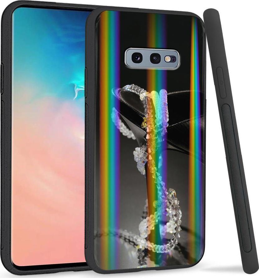 Super Fashion Etui na telefon Samsung S10E Rainbow Case Obcas 1
