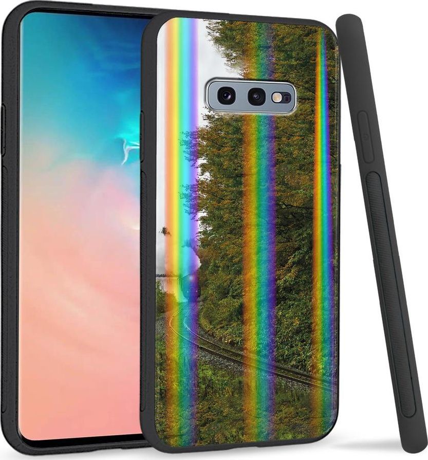 Super Fashion Etui na telefon Samsung S10E Rainbow Case Tory w lesie 1