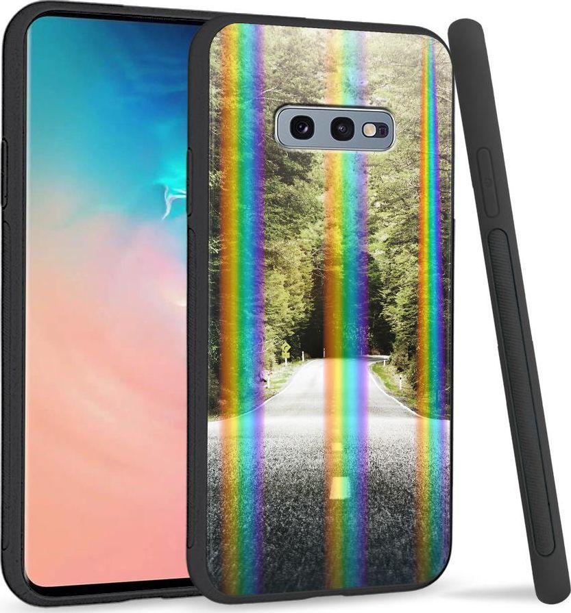 Super Fashion Etui na telefon Samsung S10E Rainbow Case Droga przez las 1