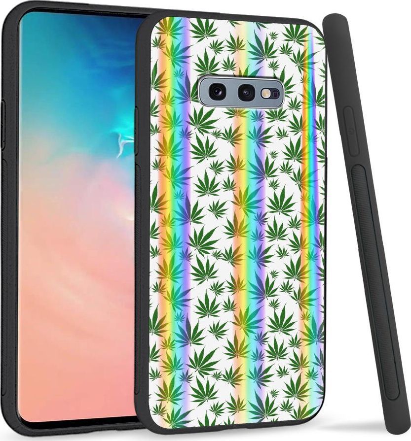 Super Fashion Etui na telefon Samsung S10E Rainbow Case Listki 1