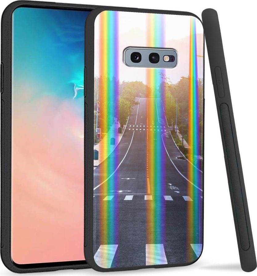 Super Fashion Etui na telefon Samsung S10E Rainbow Case Droga w górę 1