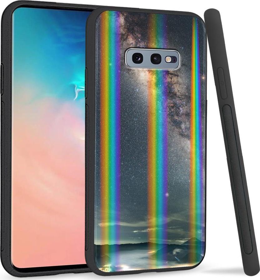 Super Fashion Etui na telefon Samsung S10E Rainbow Case Gwieździste niebo 1