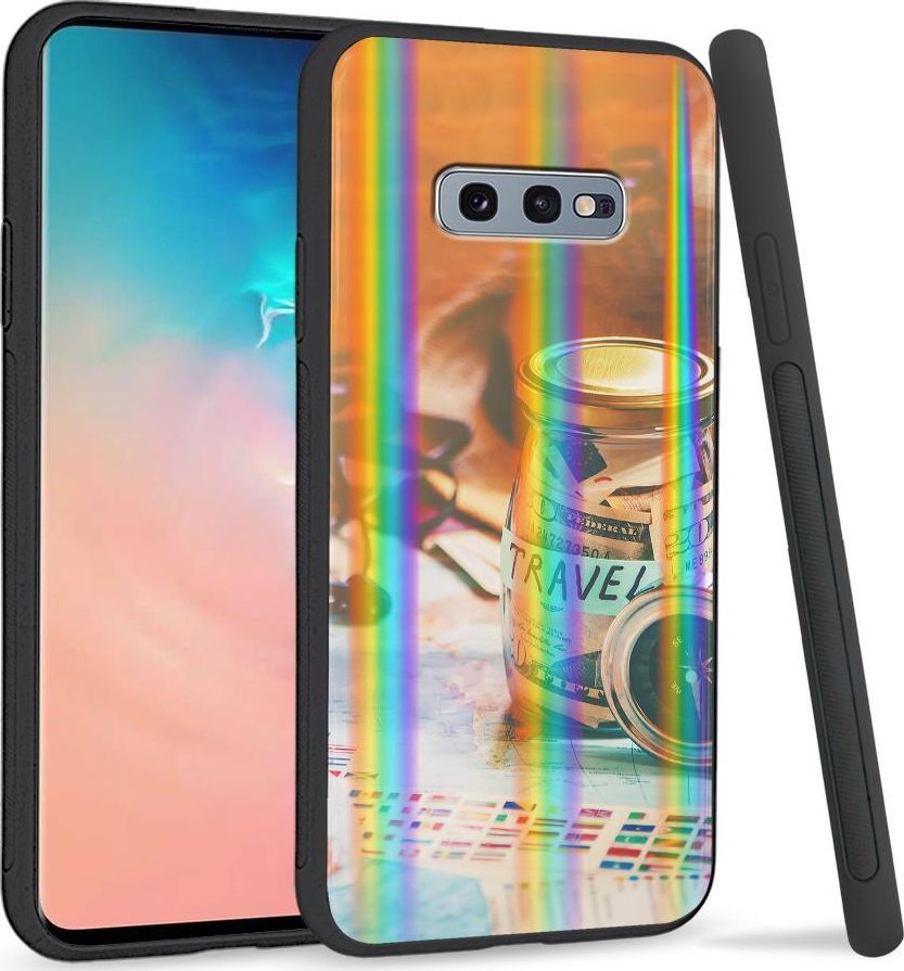 Super Fashion Etui na telefon Samsung S10E Rainbow Case Słoik 1