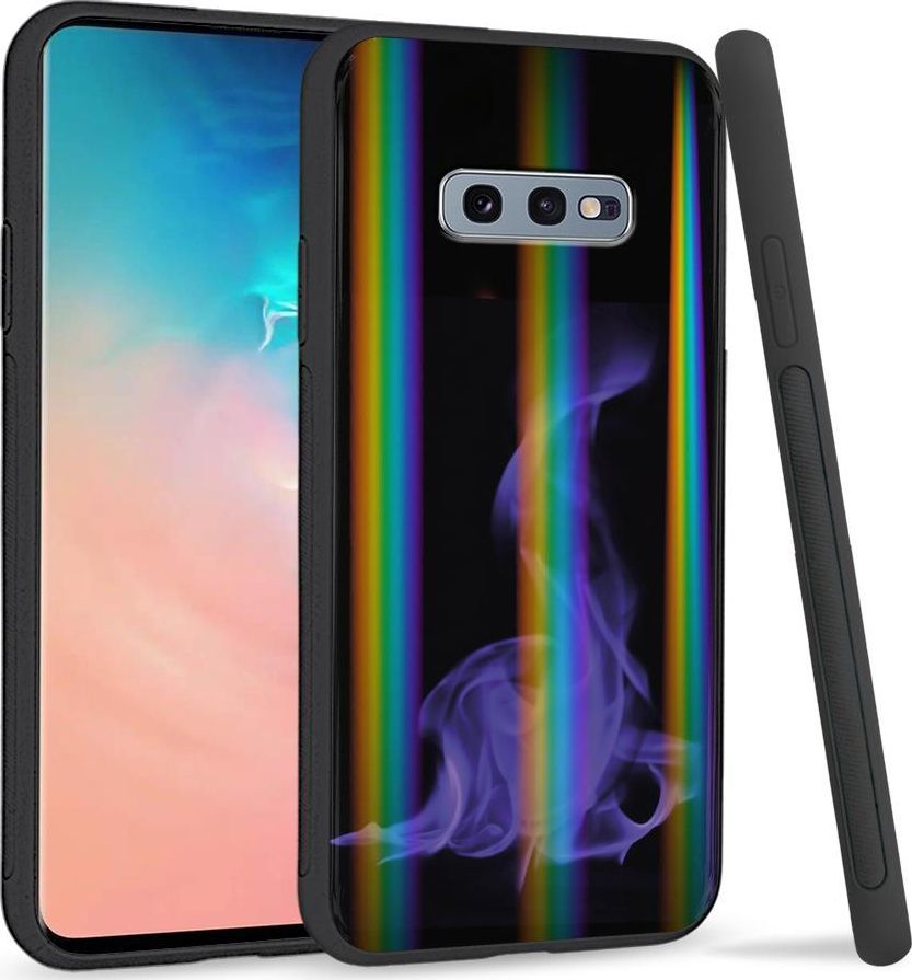 Super Fashion Etui na telefon Samsung S10E Rainbow Case Fioletowy dym 1