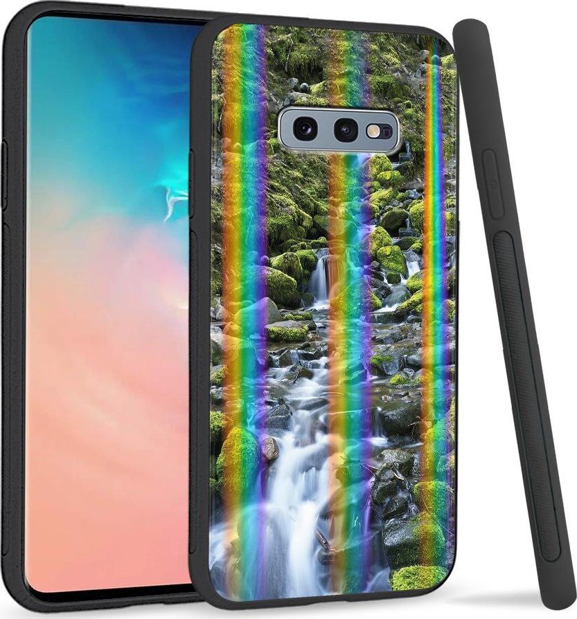 Super Fashion Etui na telefon Samsung S10E Rainbow Case Górski potok 1