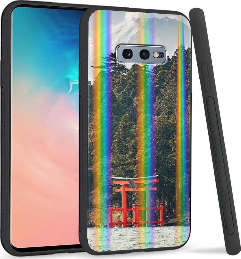 Super Fashion Etui na telefon Samsung S10E Rainbow Case Leśna przystań 1