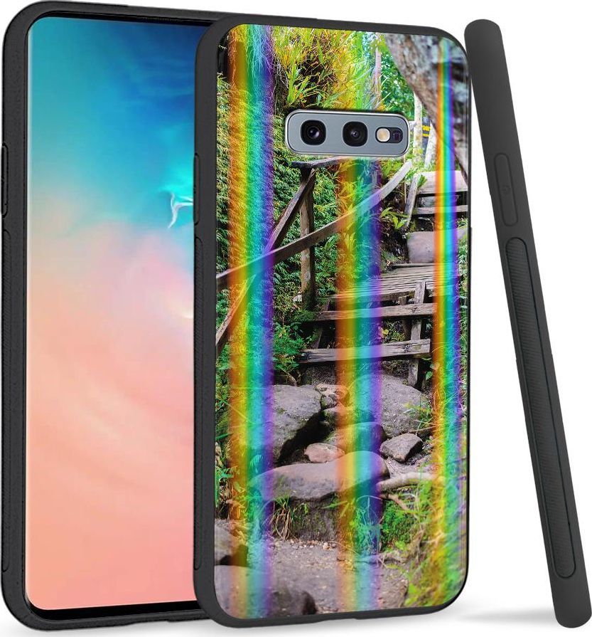 Super Fashion Etui na telefon Samsung S10E Rainbow Case Leścia ścieżka 1