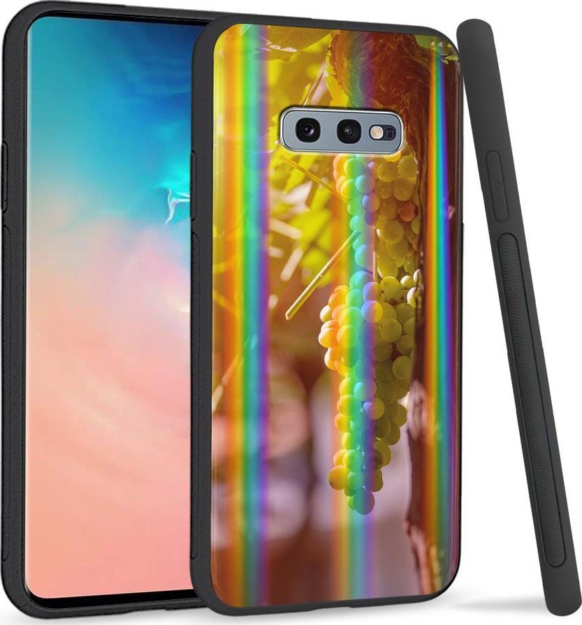 Super Fashion Etui na telefon Samsung S10E Rainbow Case Kiść winogron 1