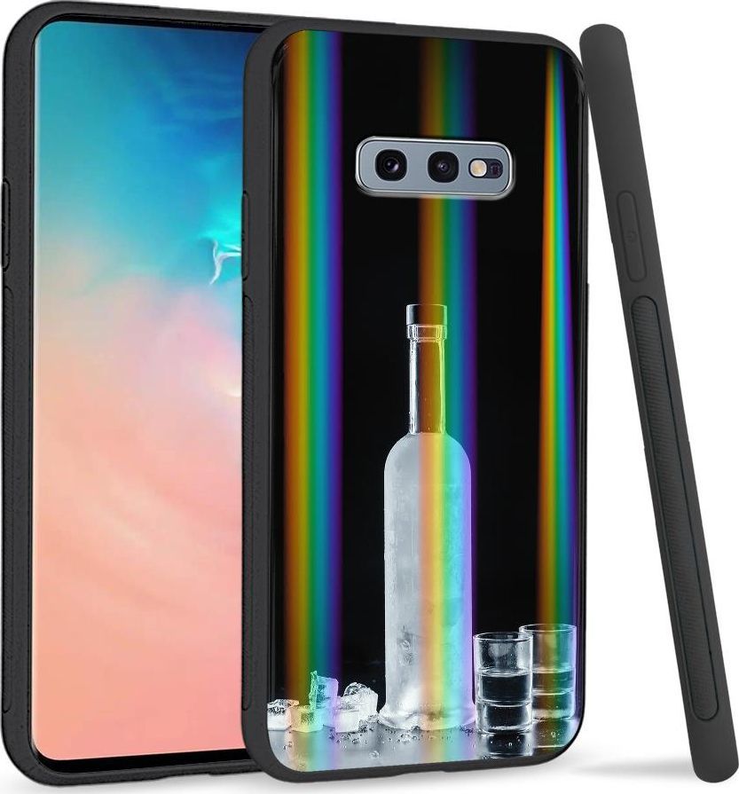 Super Fashion Etui na telefon Samsung S10E Rainbow Case Alkohol 1