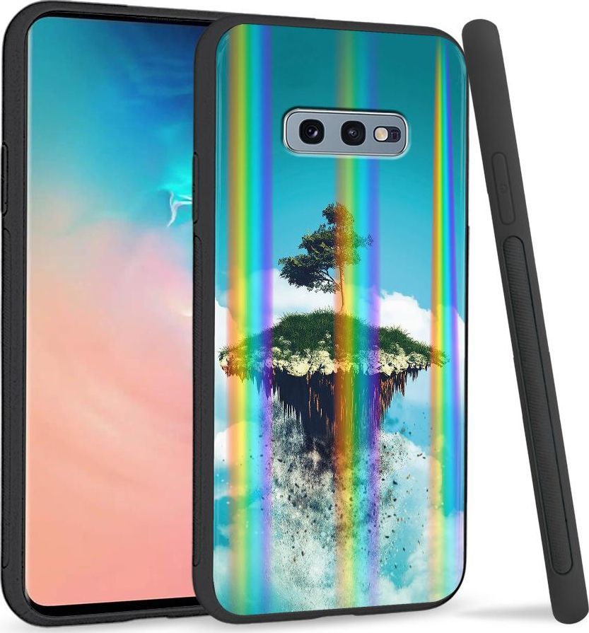 Super Fashion Etui na telefon Samsung S10E Rainbow Case Drzewo 1