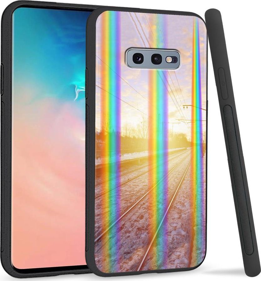 Super Fashion Etui na telefon Samsung S10E Rainbow Case Wschód słońca 1
