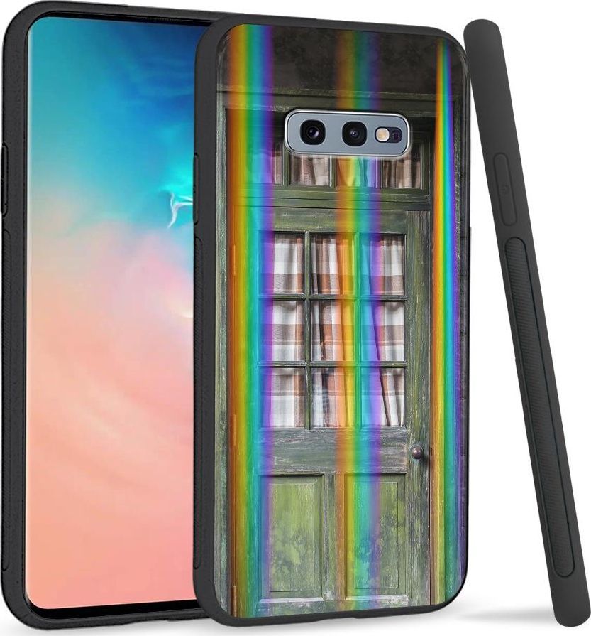 Super Fashion Etui na telefon Samsung S10E Rainbow Case Stare drzwi 1