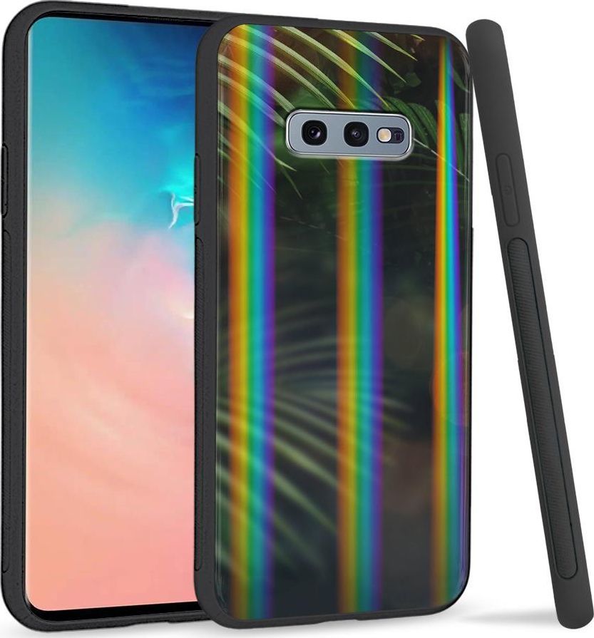 Super Fashion Etui na telefon Samsung S10E Rainbow Case Plamy 1