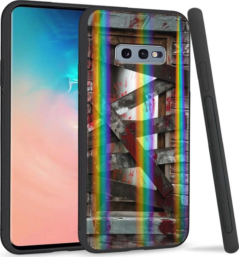 Super Fashion Etui na telefon Samsung S10E Rainbow Case Straszny dom 1