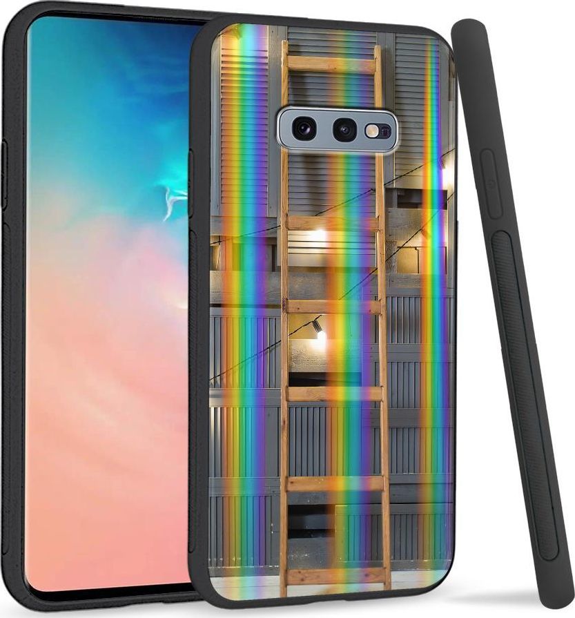 Super Fashion Etui na telefon Samsung S10E Rainbow Case Drabina 1