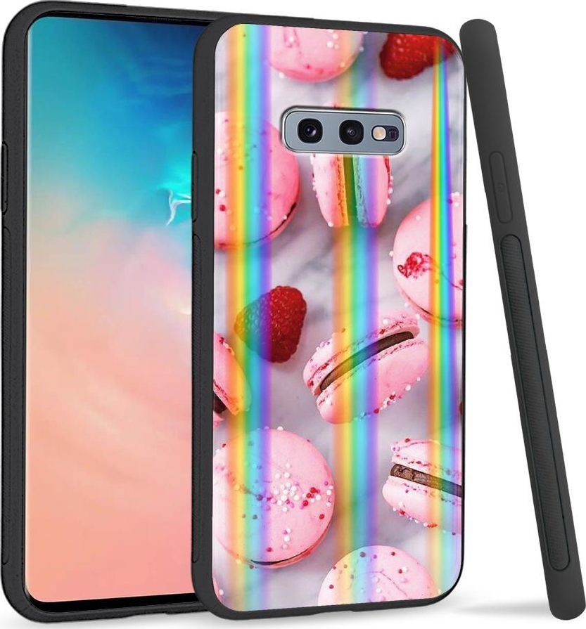 Super Fashion Etui na telefon Samsung S10E Rainbow Case Ciastka 1