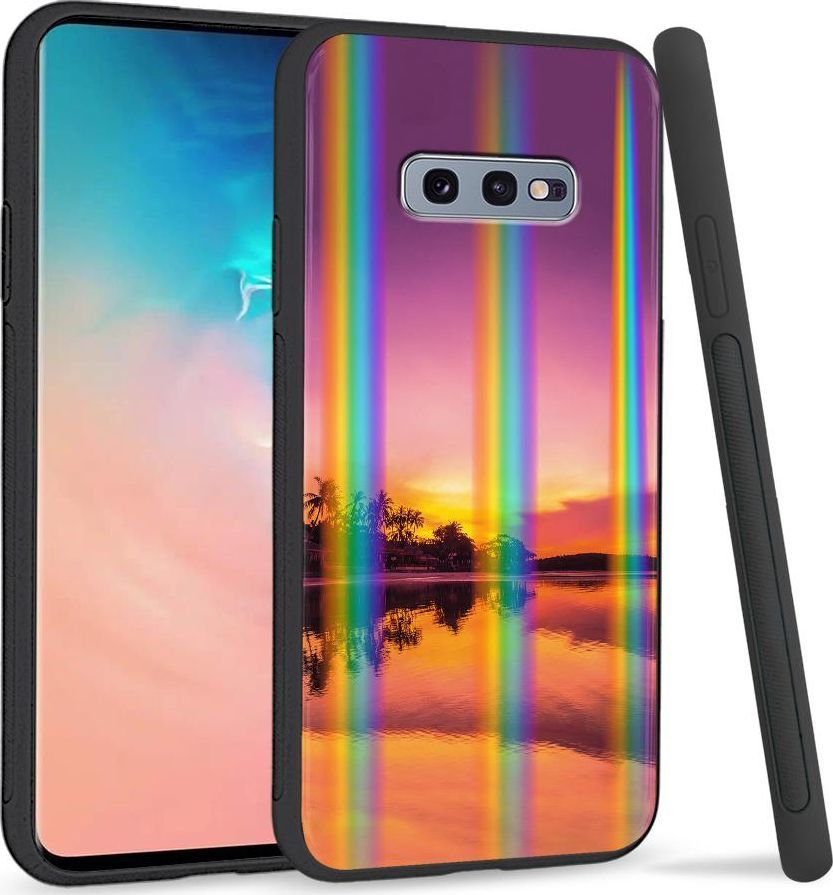 Super Fashion Etui na telefon Samsung S10E Rainbow Case Purpurowe niebo 1