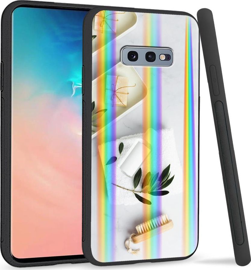 Super Fashion Etui na telefon Samsung S10E Rainbow Case Ulubiony zestaw 1