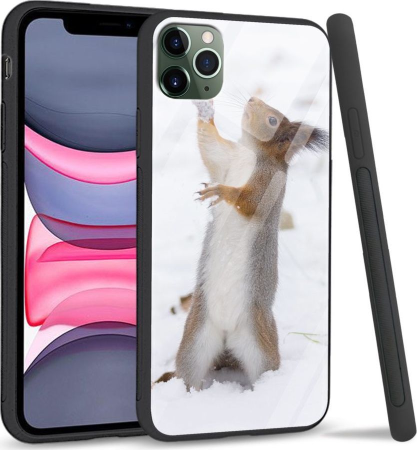 Super Fashion Etui na telefon Apple Iphone 11 Premium Case Snow squirrel 1